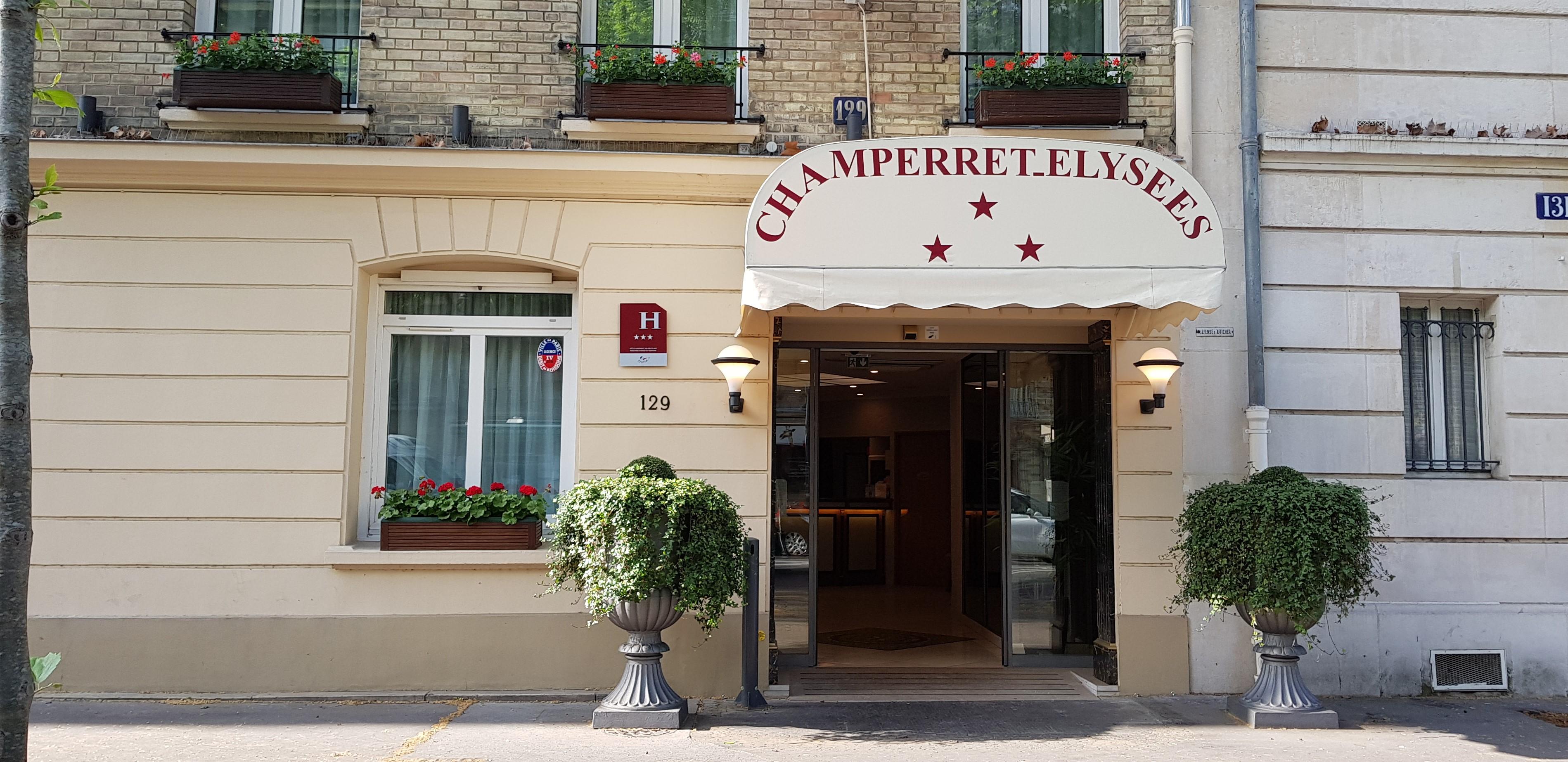 Hotel Champerret Elysees Париж Екстериор снимка